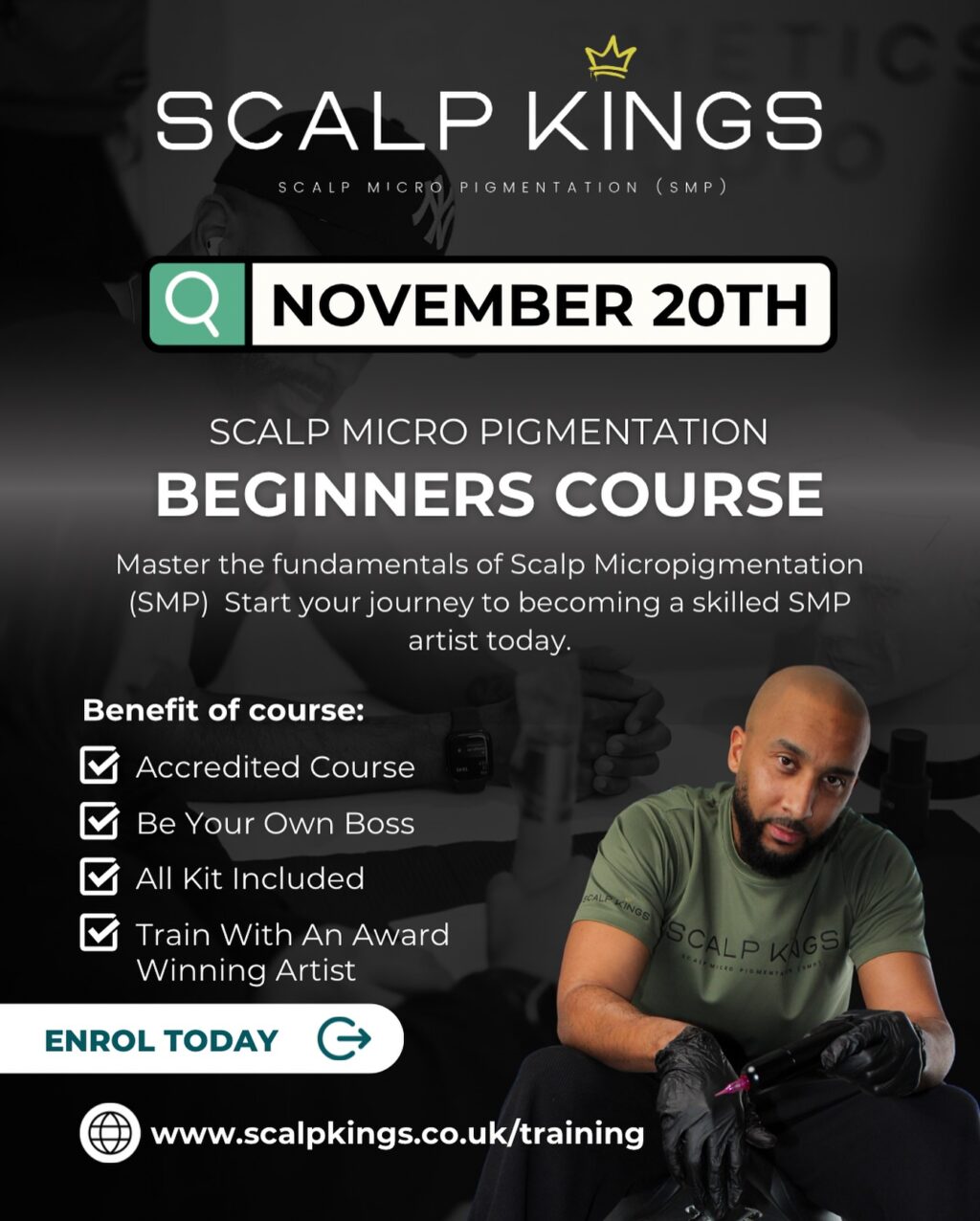 Instagram post from scalpkings. This post is in position 3.